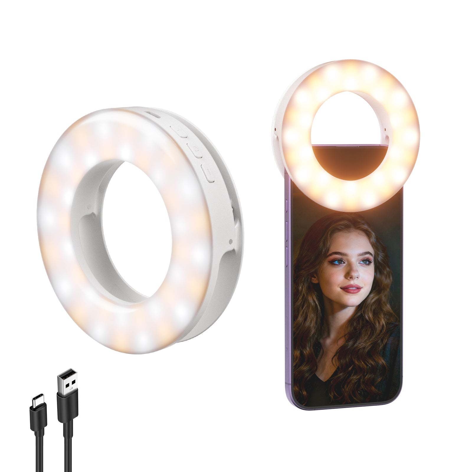 NEEWER N28 Mini Selfie Ring Light