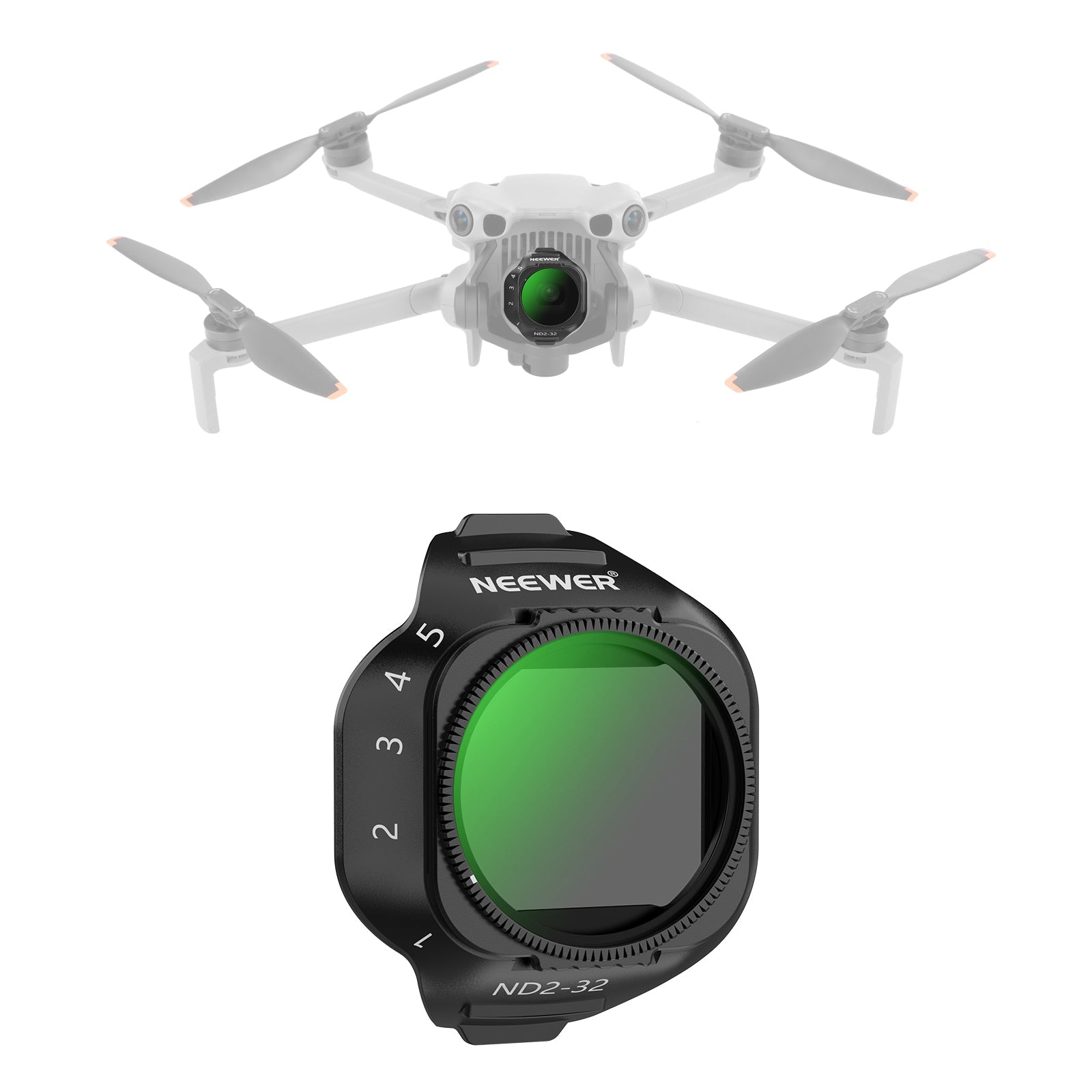 NEEWER Variable ND2-32 Filter For DJI Mini 5 Pro Drone