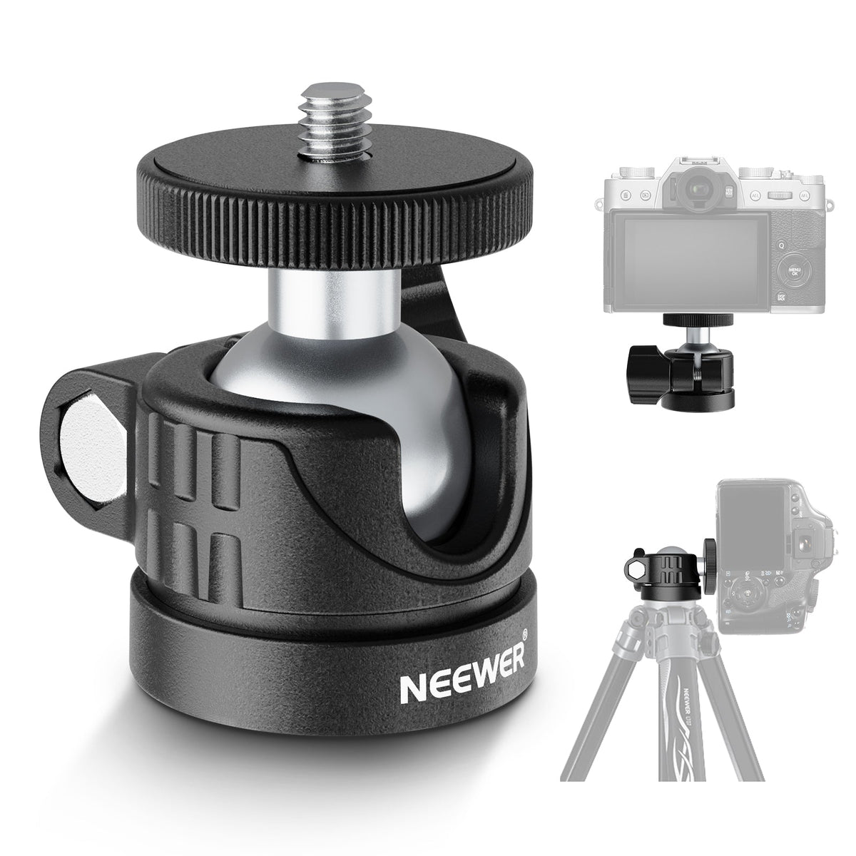 NEEWER GM01 Mini Ball Head Tripod Head Mount Adapter NEEWER UK neewer-gm01-mini-ball-head-tripod-head-mount-adapter-neewer-uk