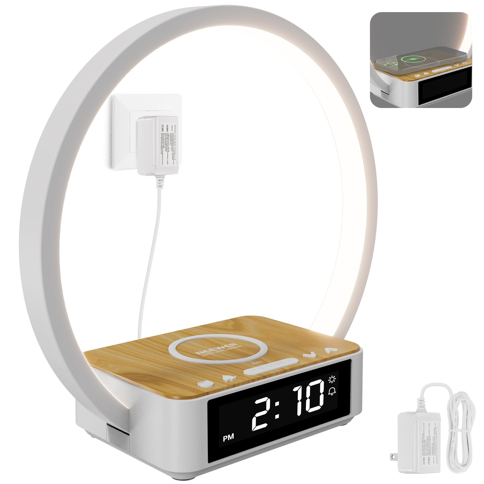 NEEWER N40 3 In 1 Bedside Lamp