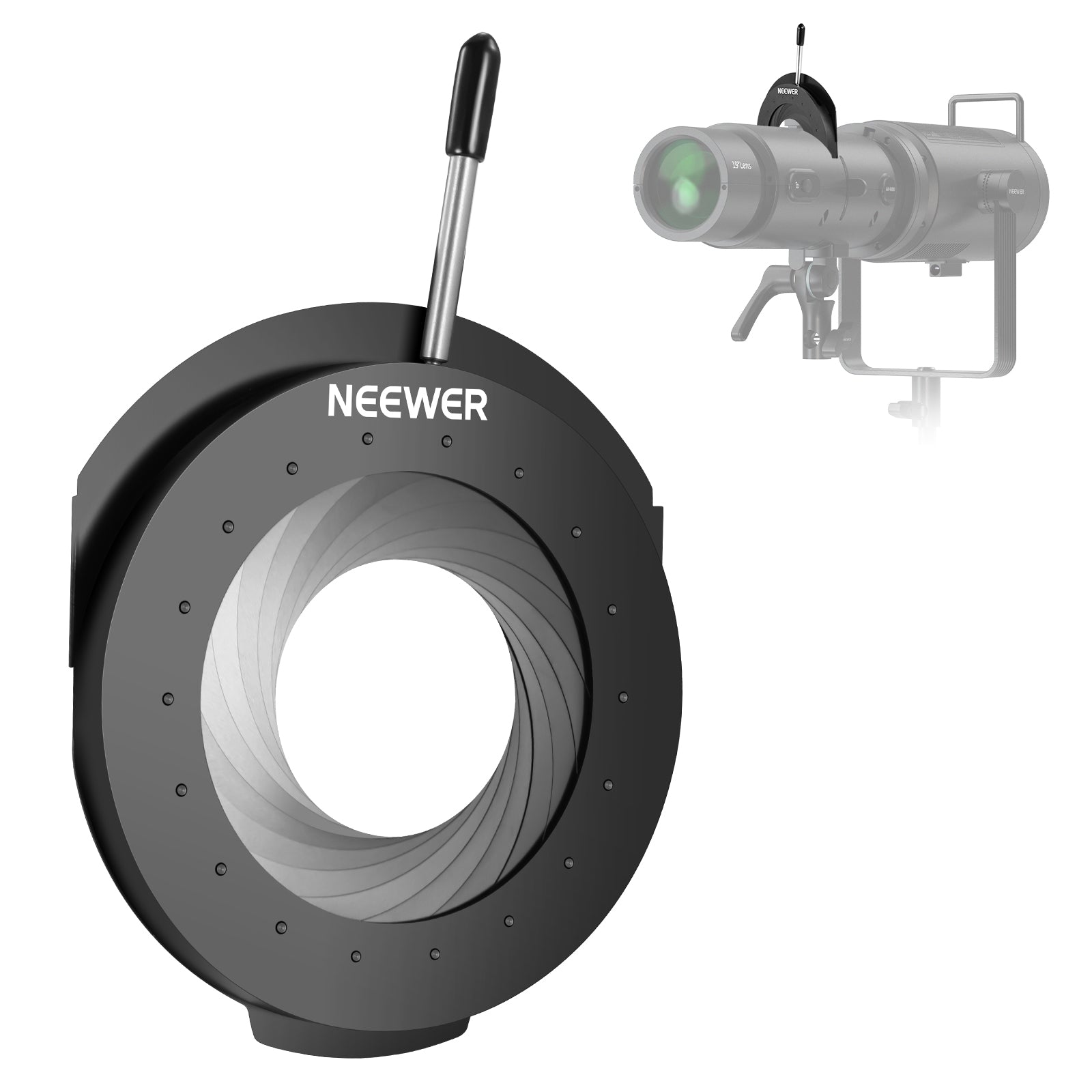 NEEWER CSS3 Spotlight Mount Iris for LS-300 Spotlight Snoot