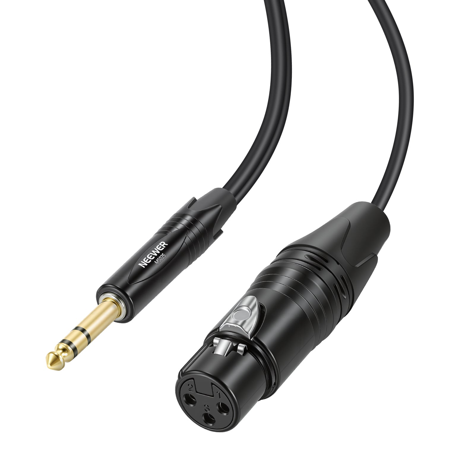 NEEWER MS025 6.35mm 1/4 Inch TRS to XLR Female Cable