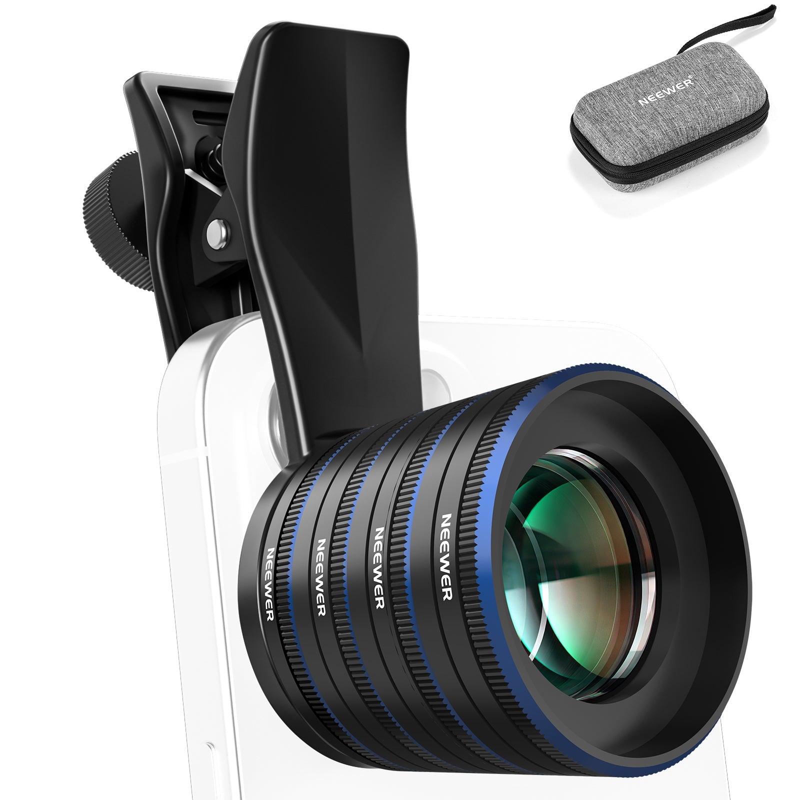 NEEWER LS-87 4 Pack Phone Macro Lens with Lens Clip Kit
