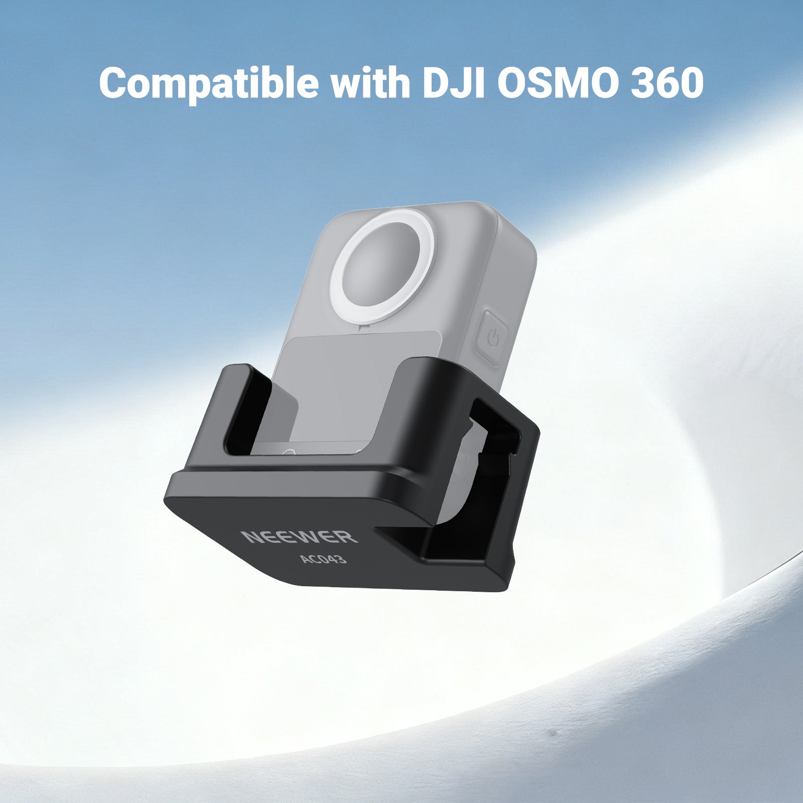 NEEWER AC043 Silicone Desktop Base is exclusively compatible with DJI OSMO 360 action camera accessories.