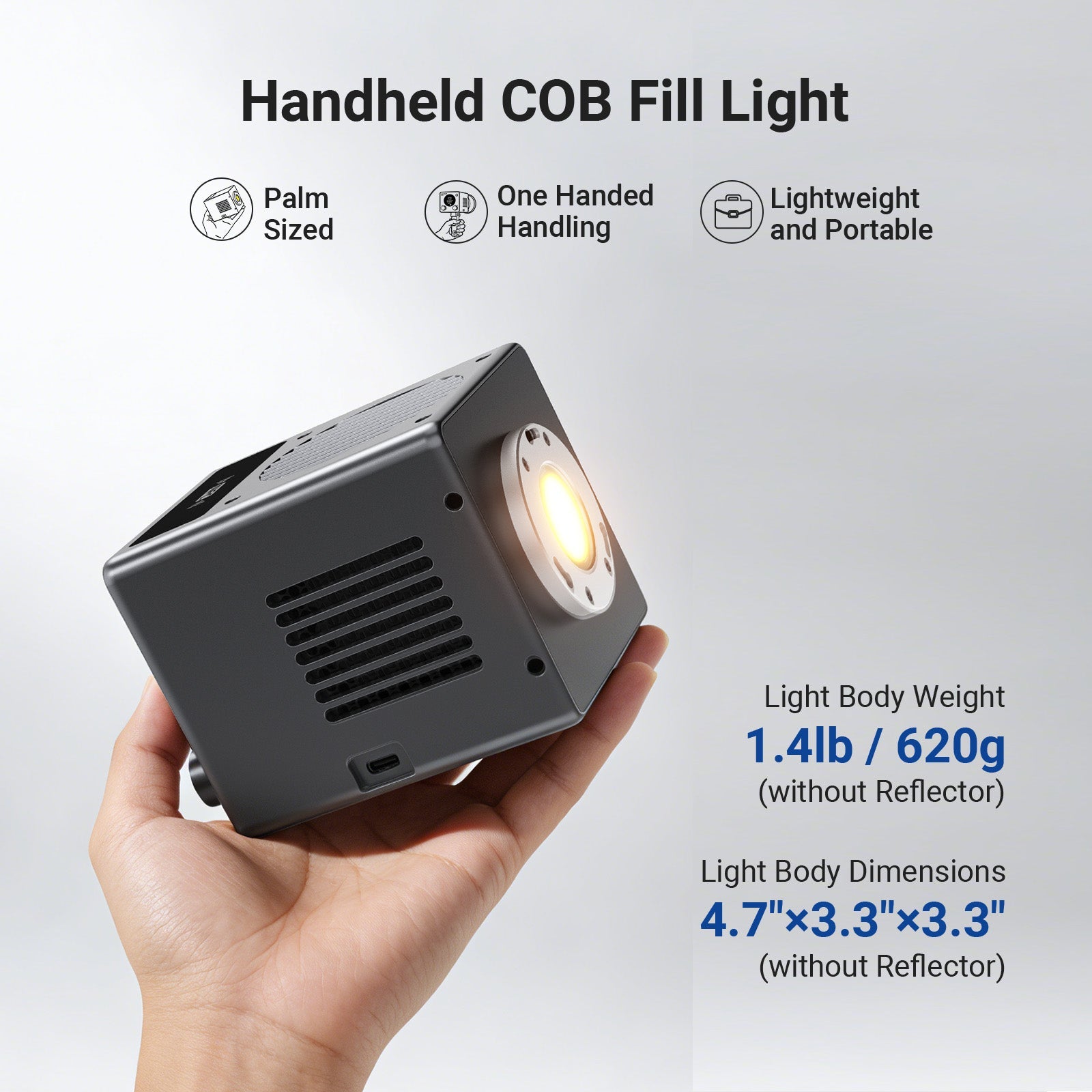 NEEWER HB60B is a handheld COB fill light.