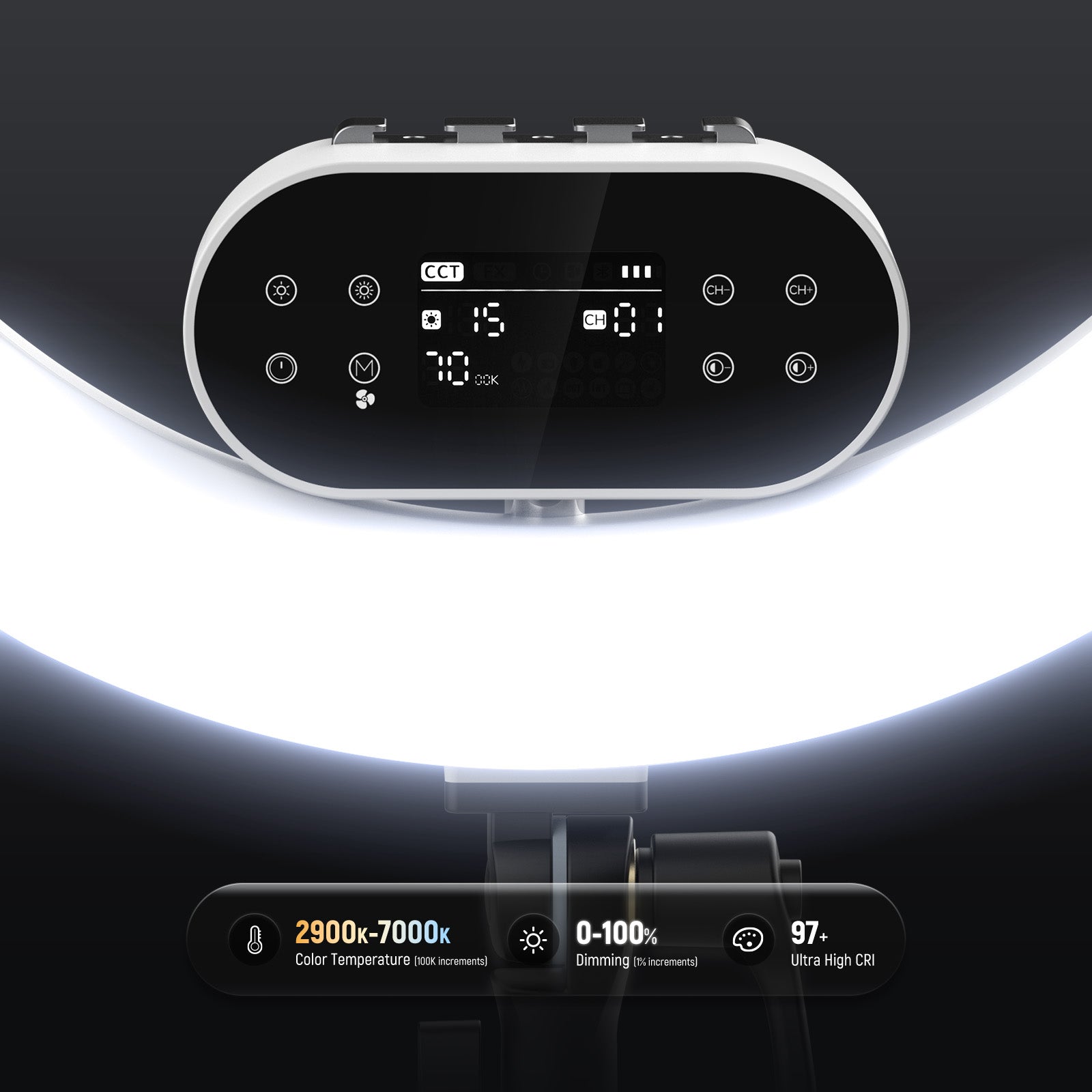 Specifications of the NEEWER RH100B LED Ring Light