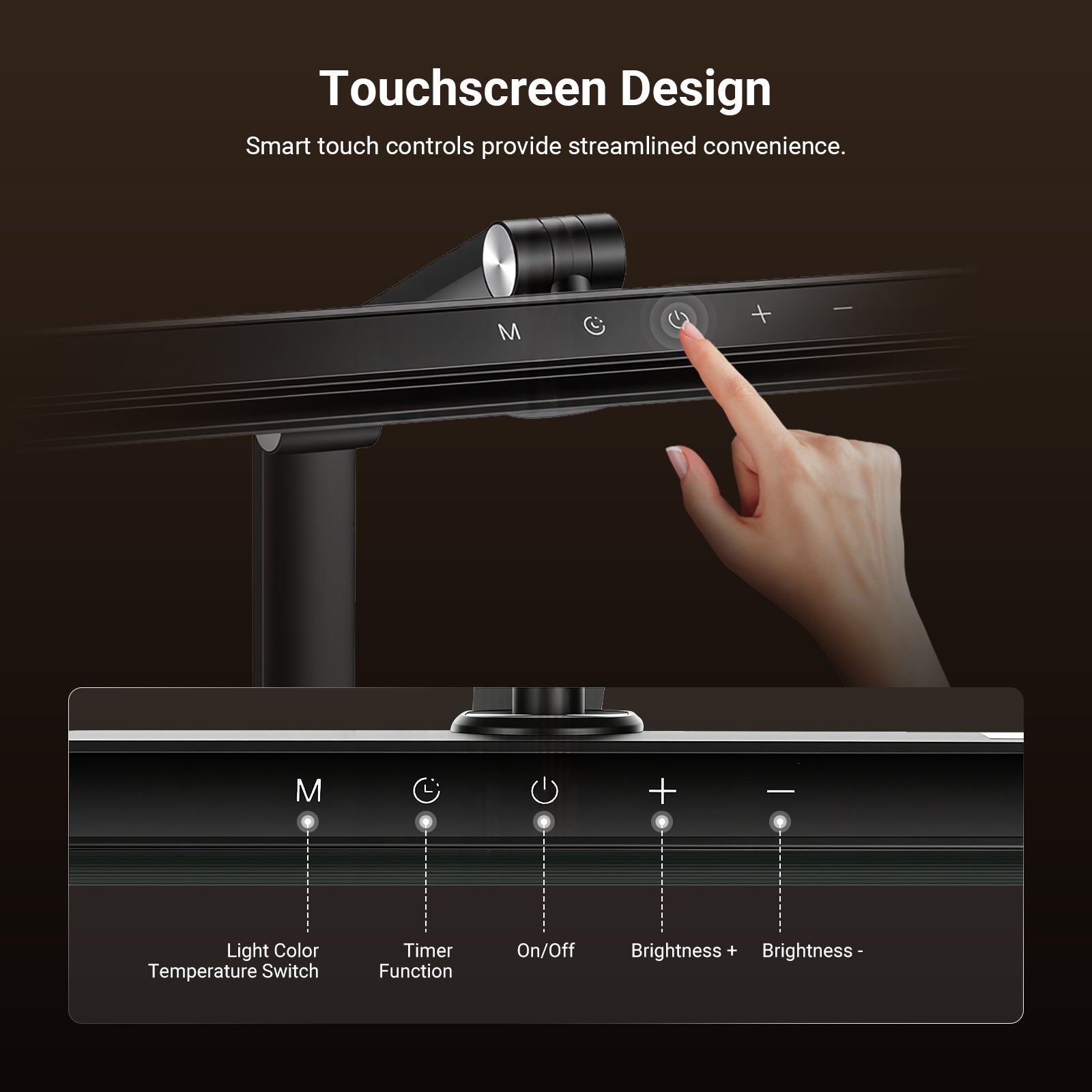 NEEWER DL03 LED Architect Desk Lamp features smart touch controls.