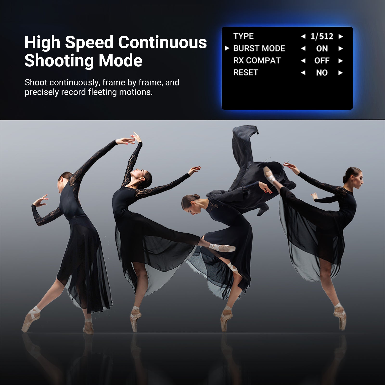 The NEEWER Q4PRO Outdoor Flash precisely records fleeting motions.