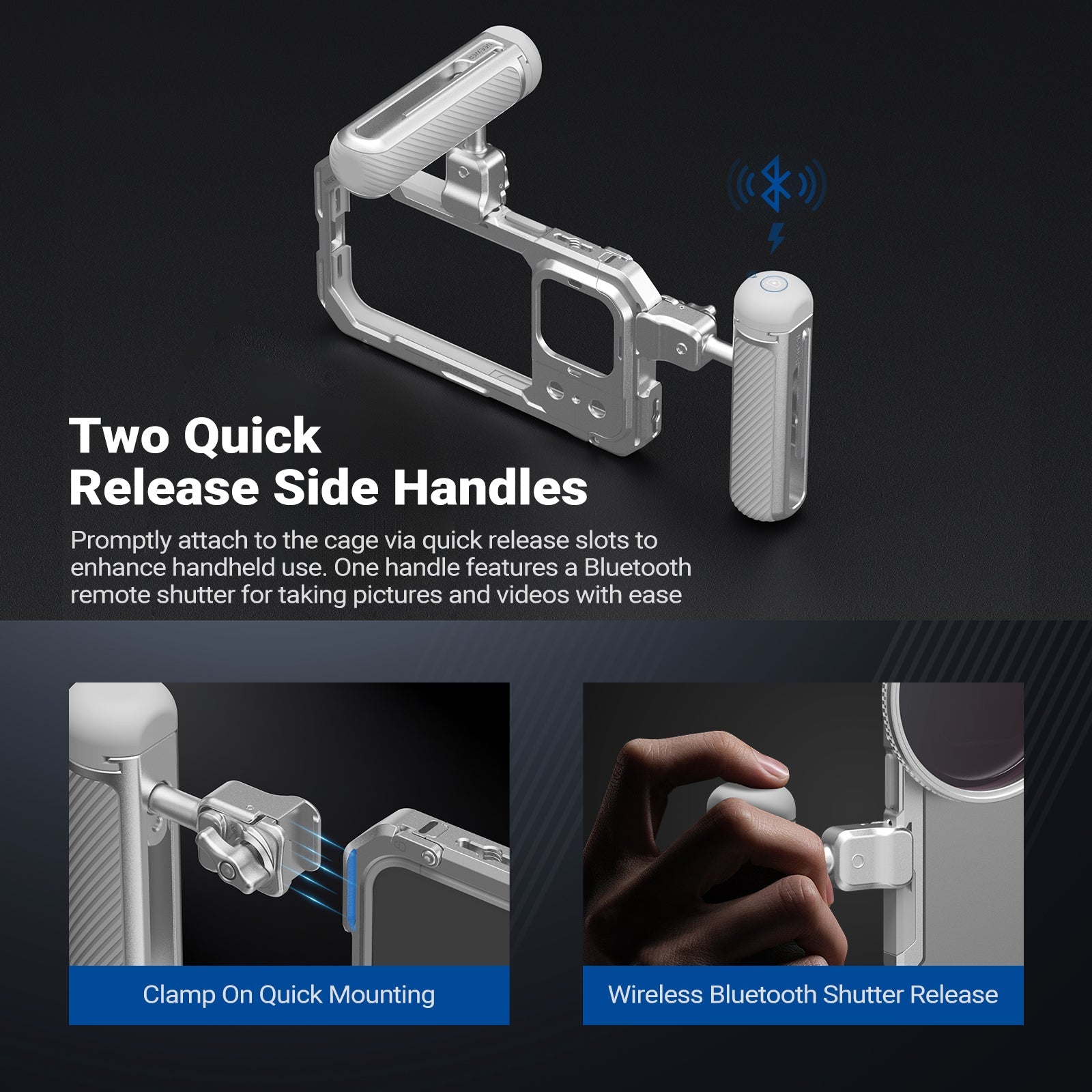 2 Quick Release Side Handles