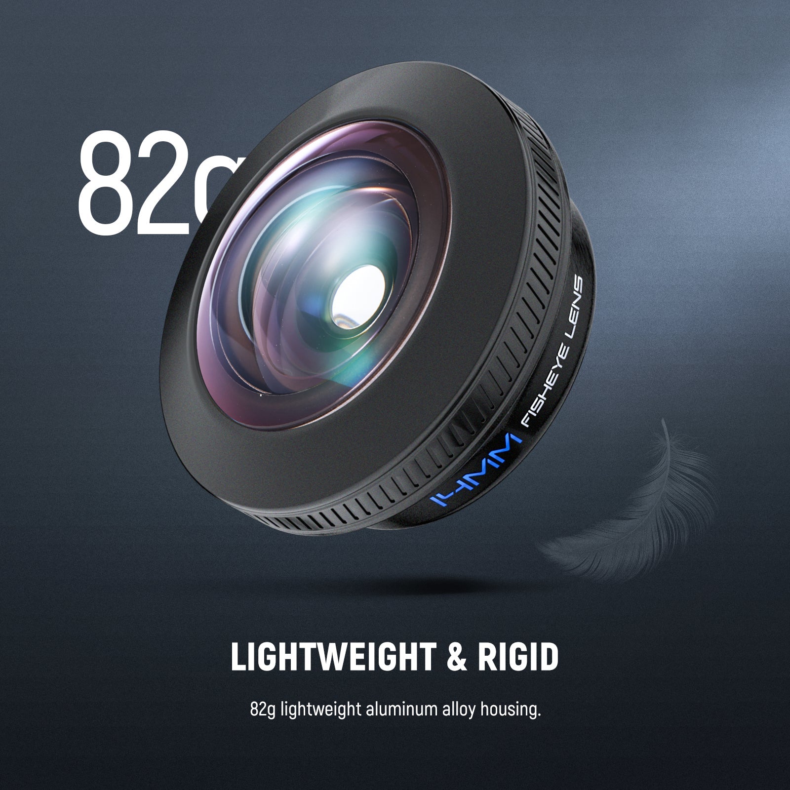 NEEWER LS-77 Fish Eye VR Lens is lightweight and rigid.