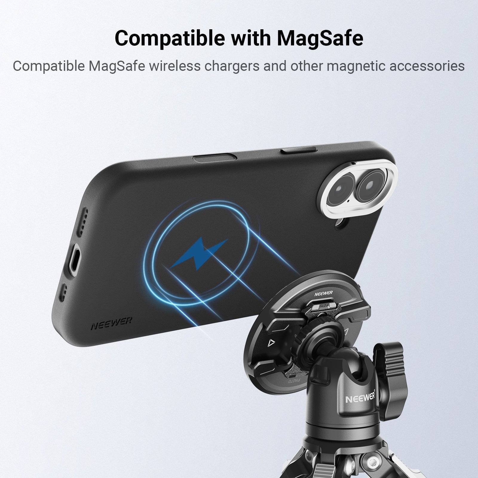 NEEWER PA159 phone case is compatible with MagSafe.