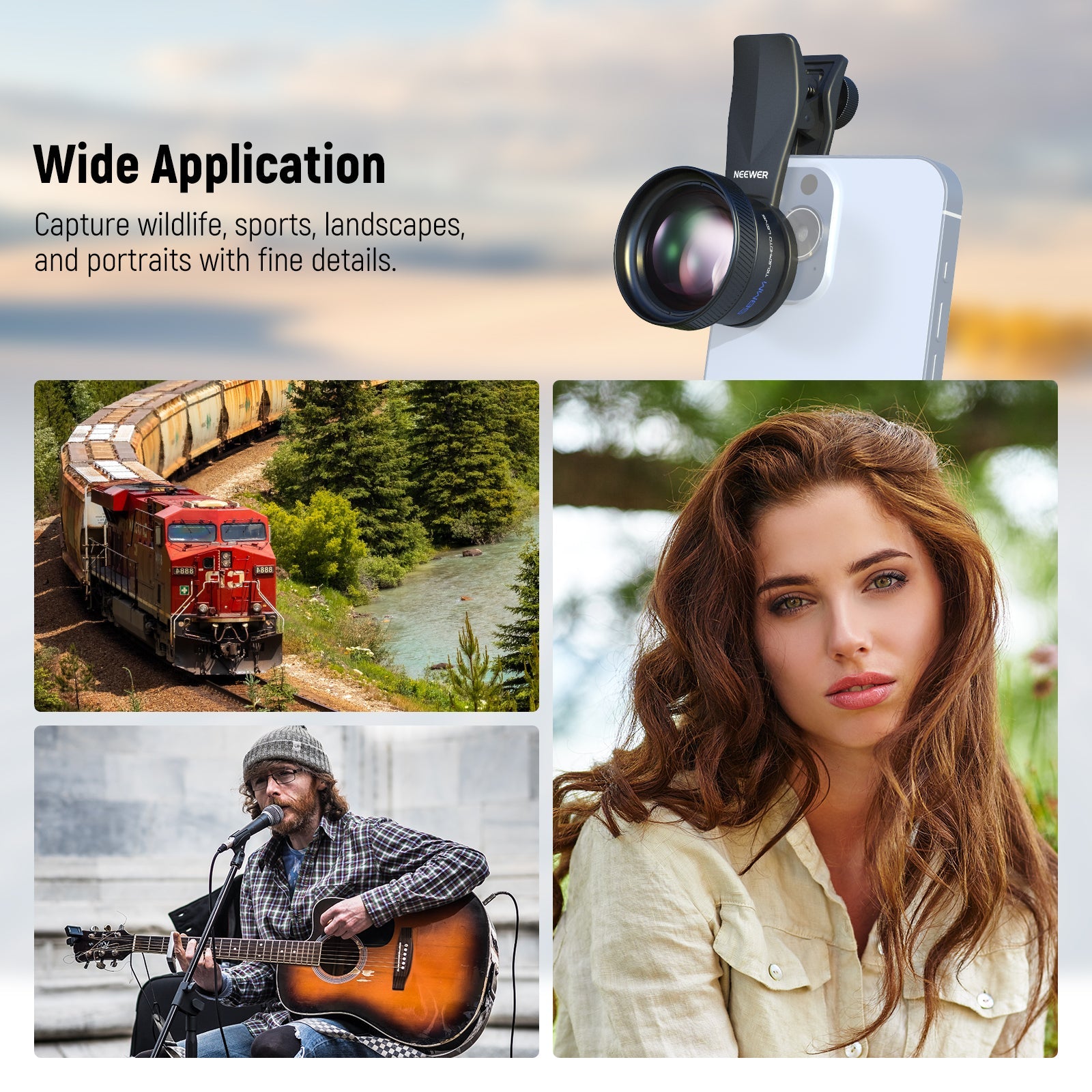 Wide Applications of the NEEWER LS-71 Telephoto Phone Lens