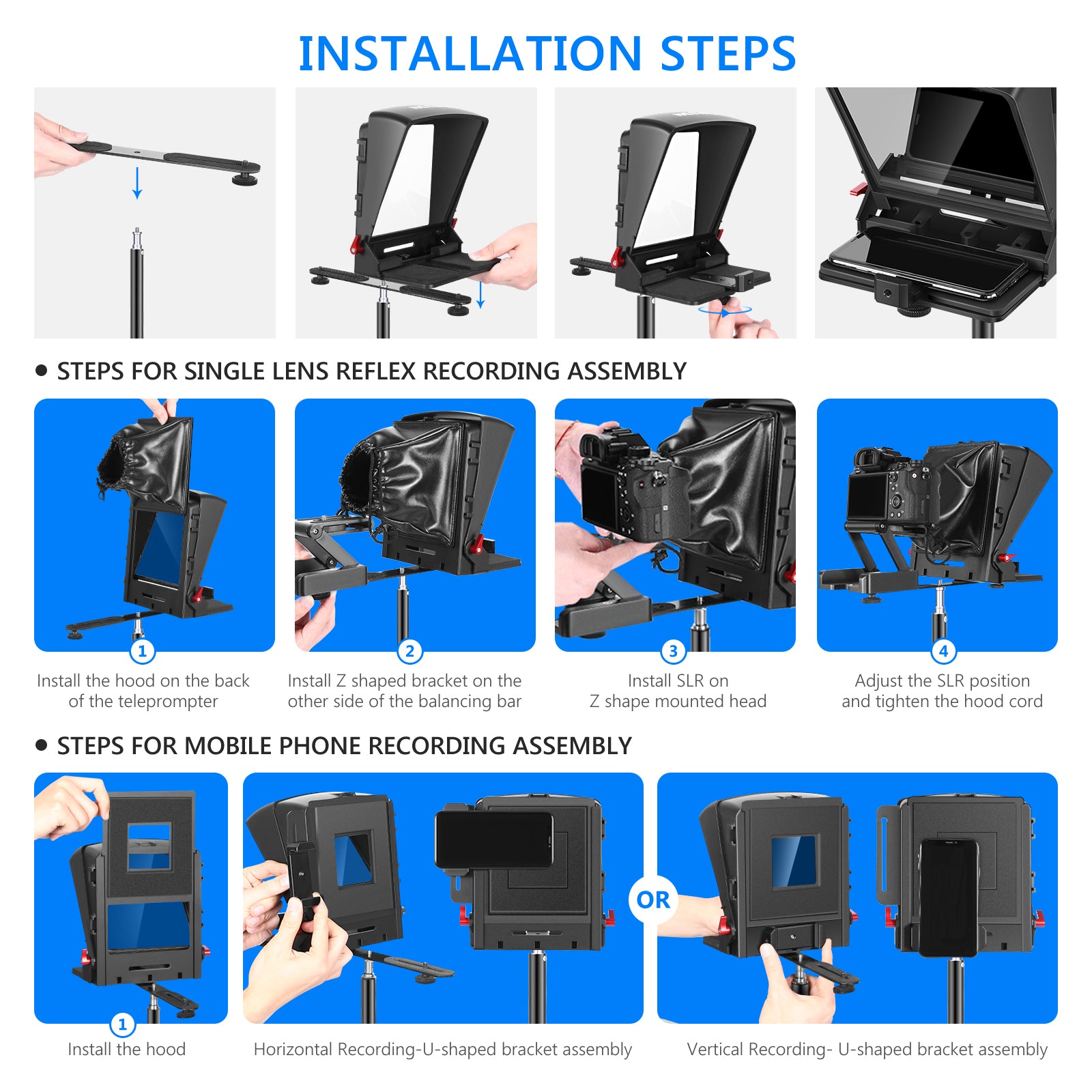 Neewer zoom all led light Vlog monitor