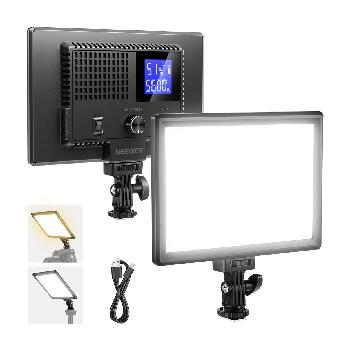 Led Light Shooting NEEWER BASICS NL-120B Bi Color LED Video Panel Light – NEEWER.UK