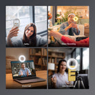 NEEWER N28 Mini Selfie Ring Light is ideal for selfie, video recording, zoom call, and live streaming.