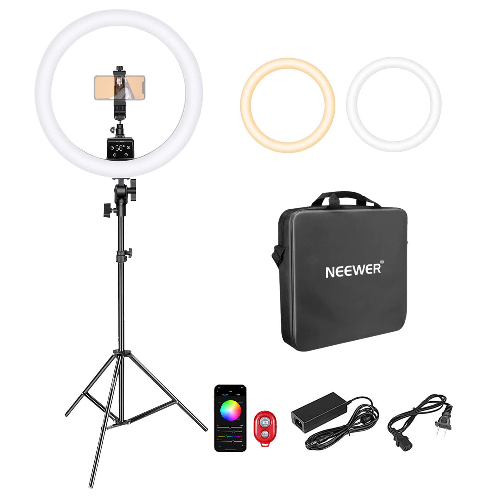 Neewer APP Control 16-inch LED Ring Light