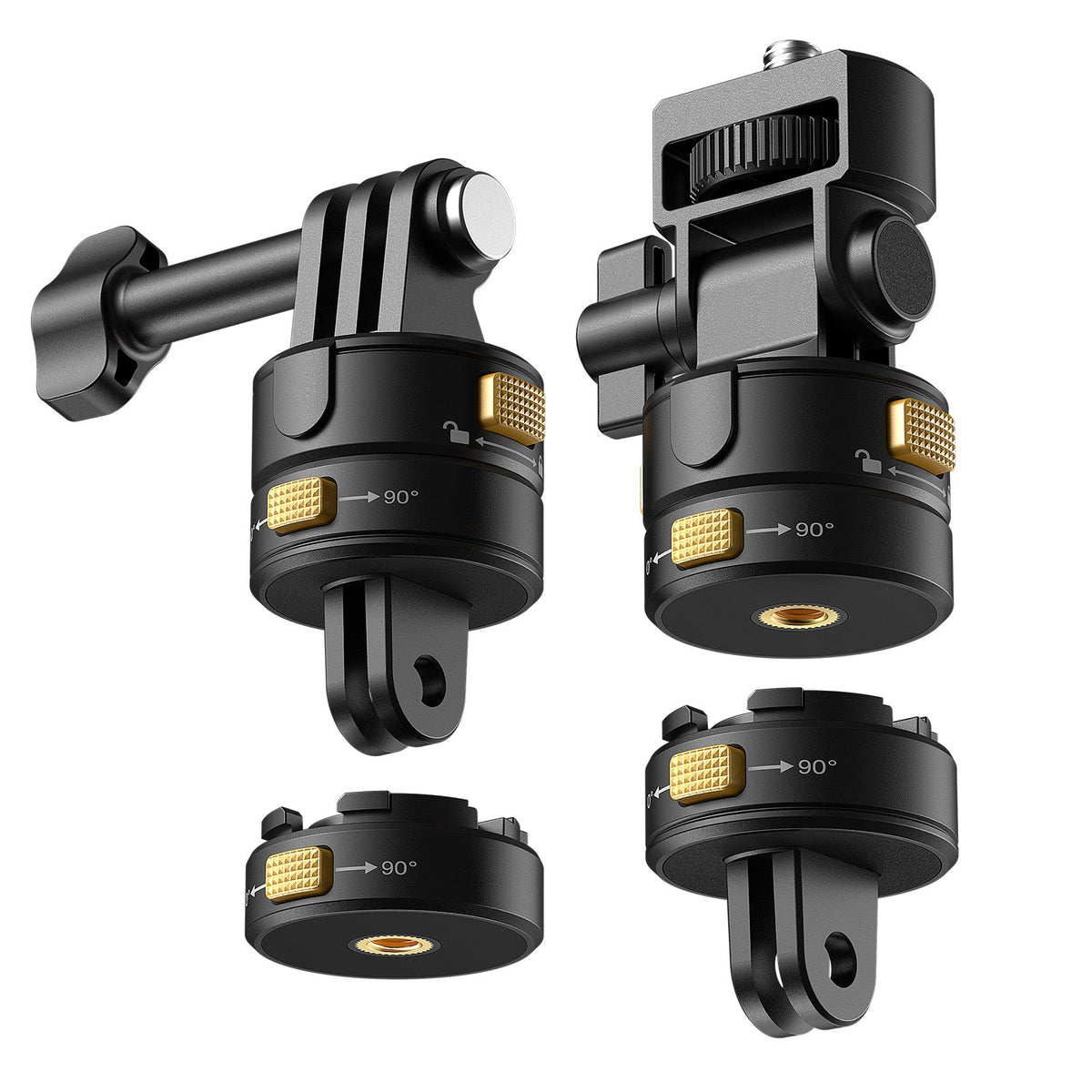 Ultimateaddons Motorcycle Action Camera Mount Kit For GoPro, Insta360 And DJI