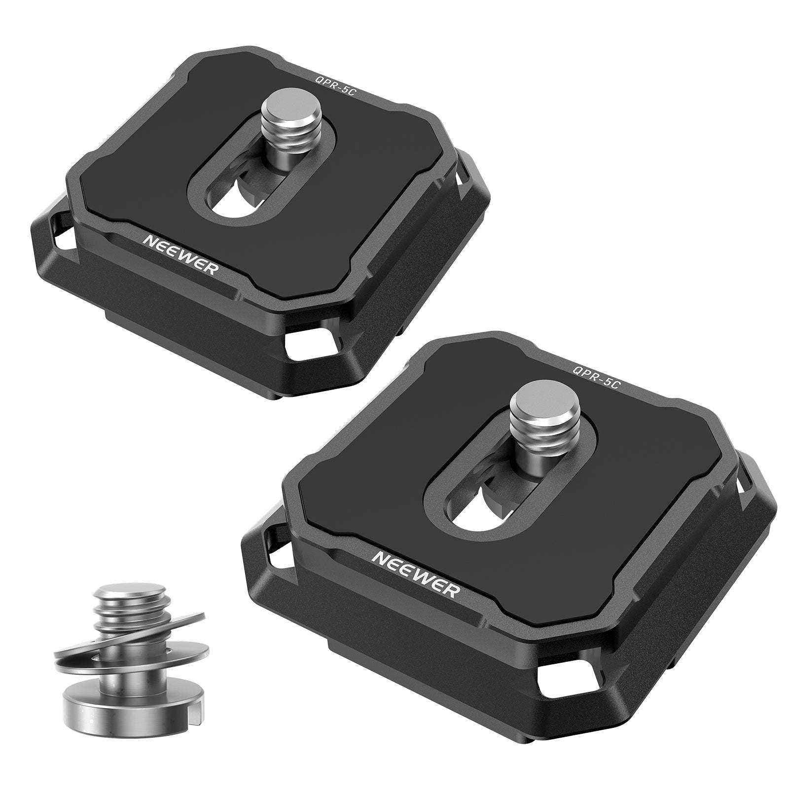 NEEWER QPR-5C 2 Pack Arca Type Quick Release Plate