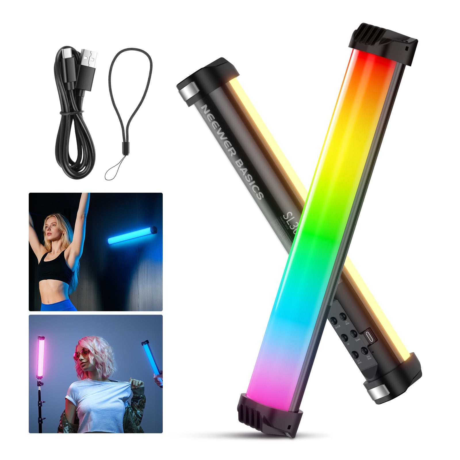 NEEWER SL30 Magnetic Portable Handheld RGB Light Wand – NEEWER.UK