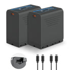 NEEWER TP-F970 2Pcs NP-F970 Replacement Batteries Kit