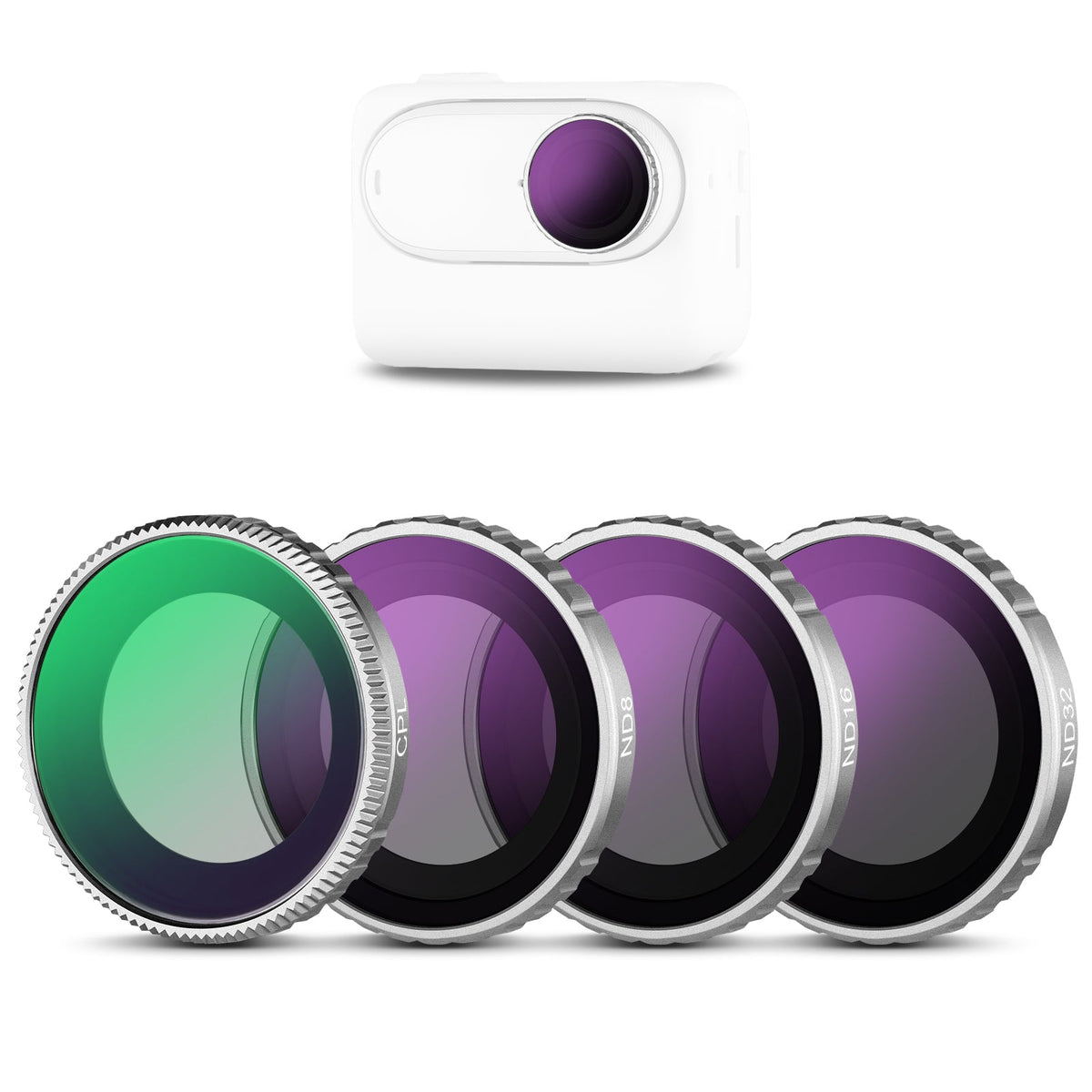 NEEWER ND/CPL Filters Set For DJI Osmo Action 4 5 Pro, CPL ND8 ND16 Nd32 Nd64 Nd1000 Filters Kit I.1297731887