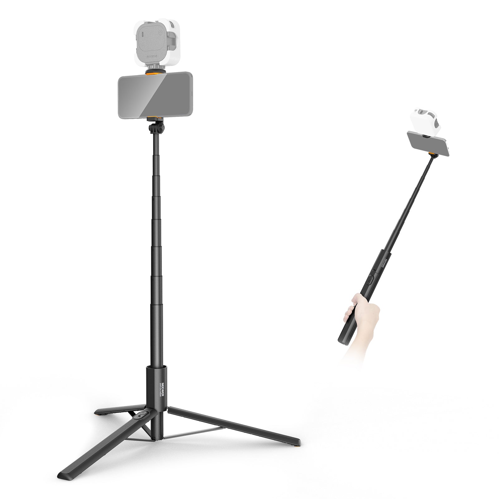 NEEWER PA988 71" Selfie Stick Tripod for Phone & Camera