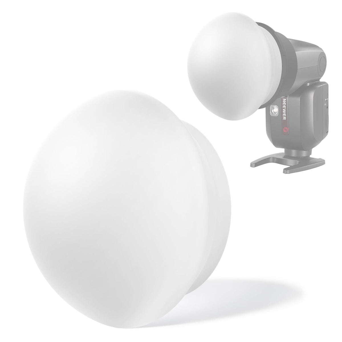 NEEWER CRS9 Silicone Flash Diffuser for Square/Round Flash