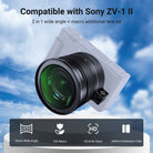 NEEWER LS-86 Wide Angle + Macro Lens kit is compatible with the Sony ZV-1 II