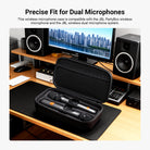 The wireless microphone case is compatible with JBL Party Box wireless microphones and compatible with JBL wireless dual mic system