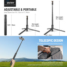 NEEWER PA988 Selfie Stick Tripod can be extended from 40-180cm.