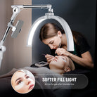 This 30W multifunctional half moon lash lamp help you handle every detail with ease.