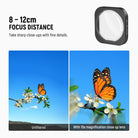 10X magnification at a 7-10cm focus distance allows you to explore the wonders of microcosm