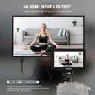 This camera display includes a 3.5mm headphone jack