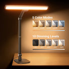 NEEWER DL03 LED Architect Desk Lamp features 5 color modes and 10 dimming levels.