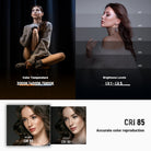 this small LED circle ring light delivers up to 830lux/0.5m with CRI85+