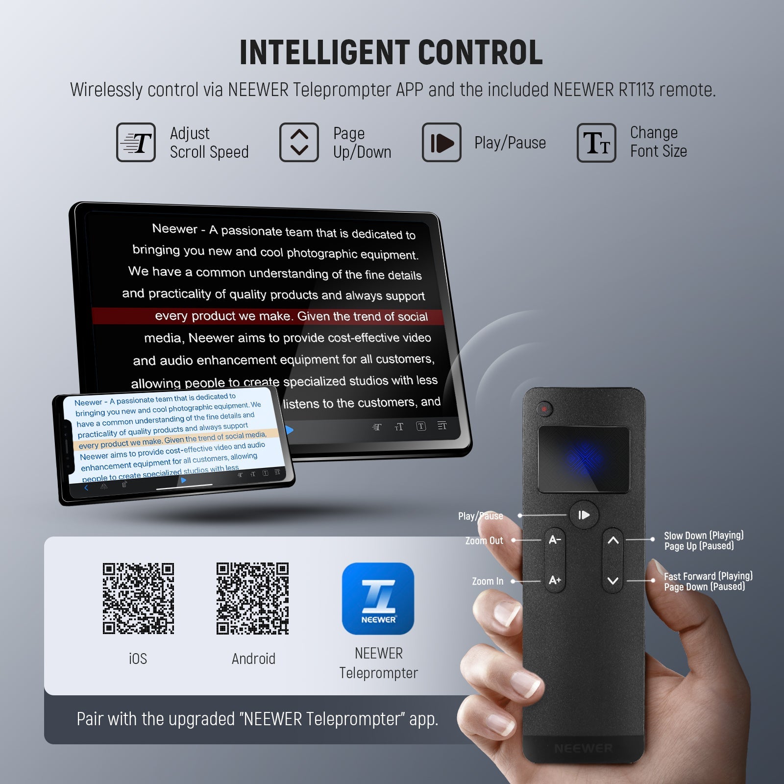 NEEWER X14 III Remote Control Teleprompter - NEEWER – NEEWER.UK