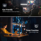 NEEWER DL03 LED Architect Desk Lamp is designed for eye protection.