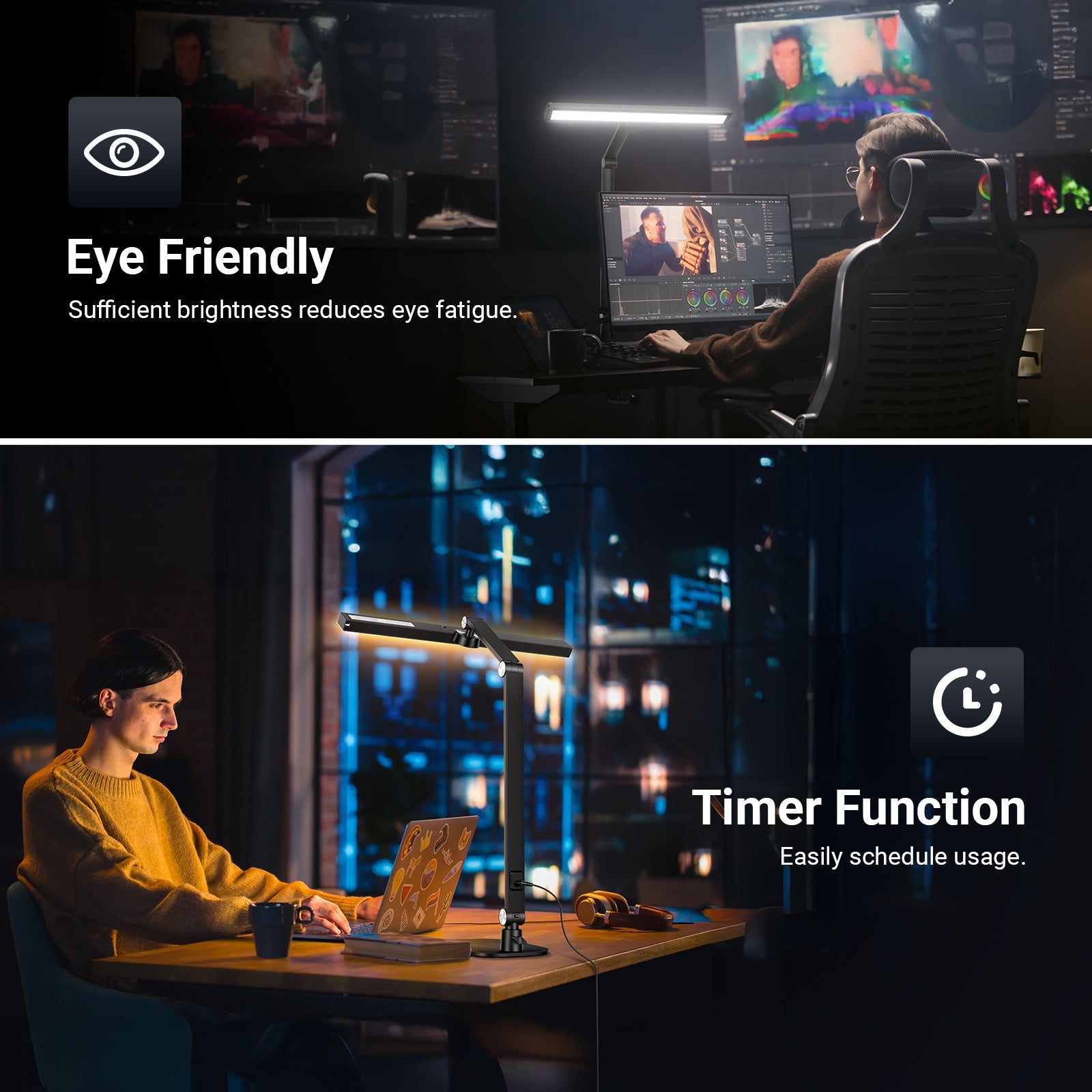 NEEWER DL03 LED Architect Desk Lamp is designed for eye protection.