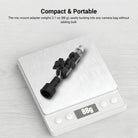 NEEWER MS049 Microphone Mount Adapter weighs only 3.1oz.