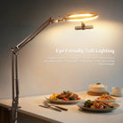 NEEWER N31 Desk Ring Light offers eye friendly soft lighting.