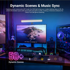 Featuring preset scenes and a DIY mode, this RGB light brings your creative lighting ideas to life.