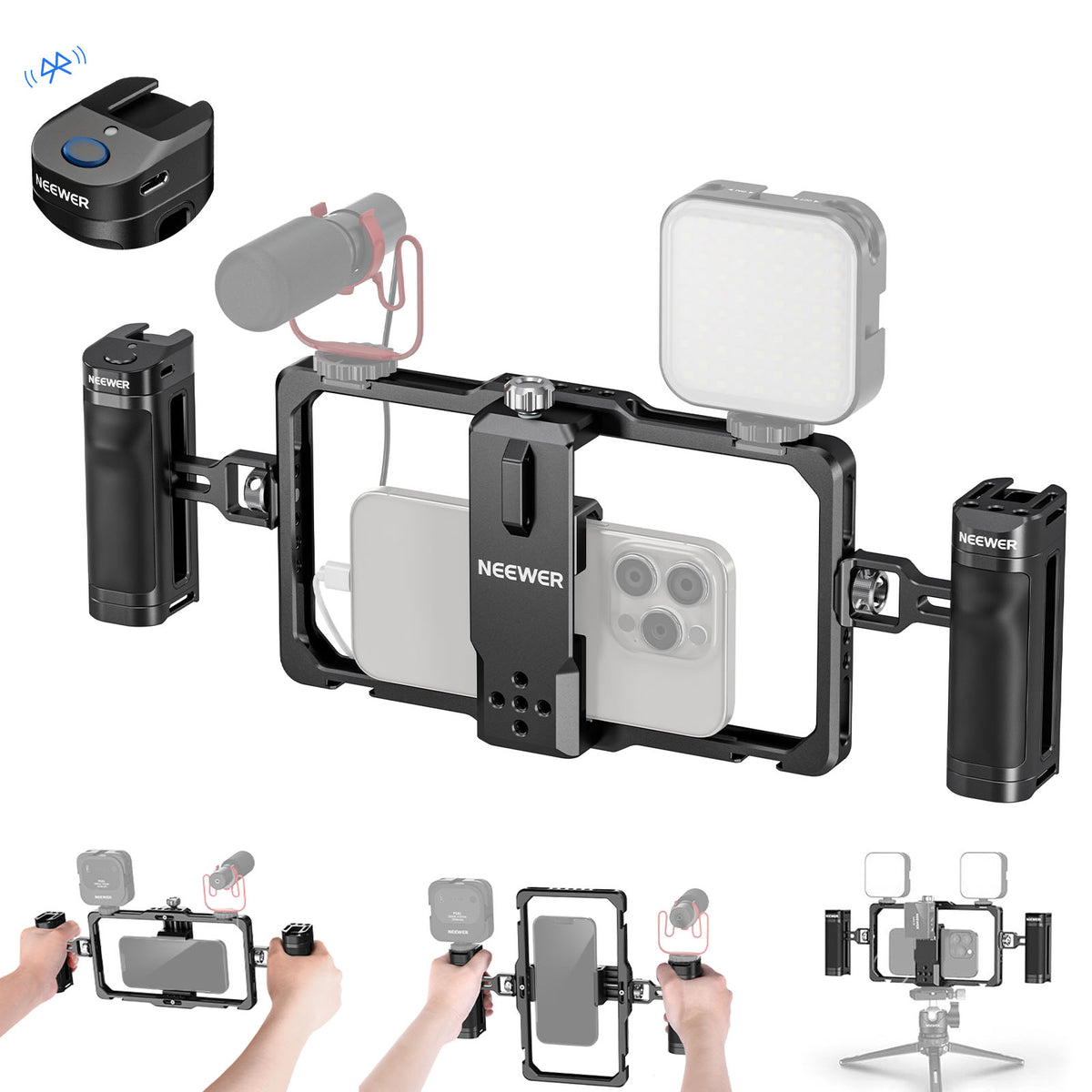 NEEWER PA009E Universal Phone Cage Video Rig - NEEWER