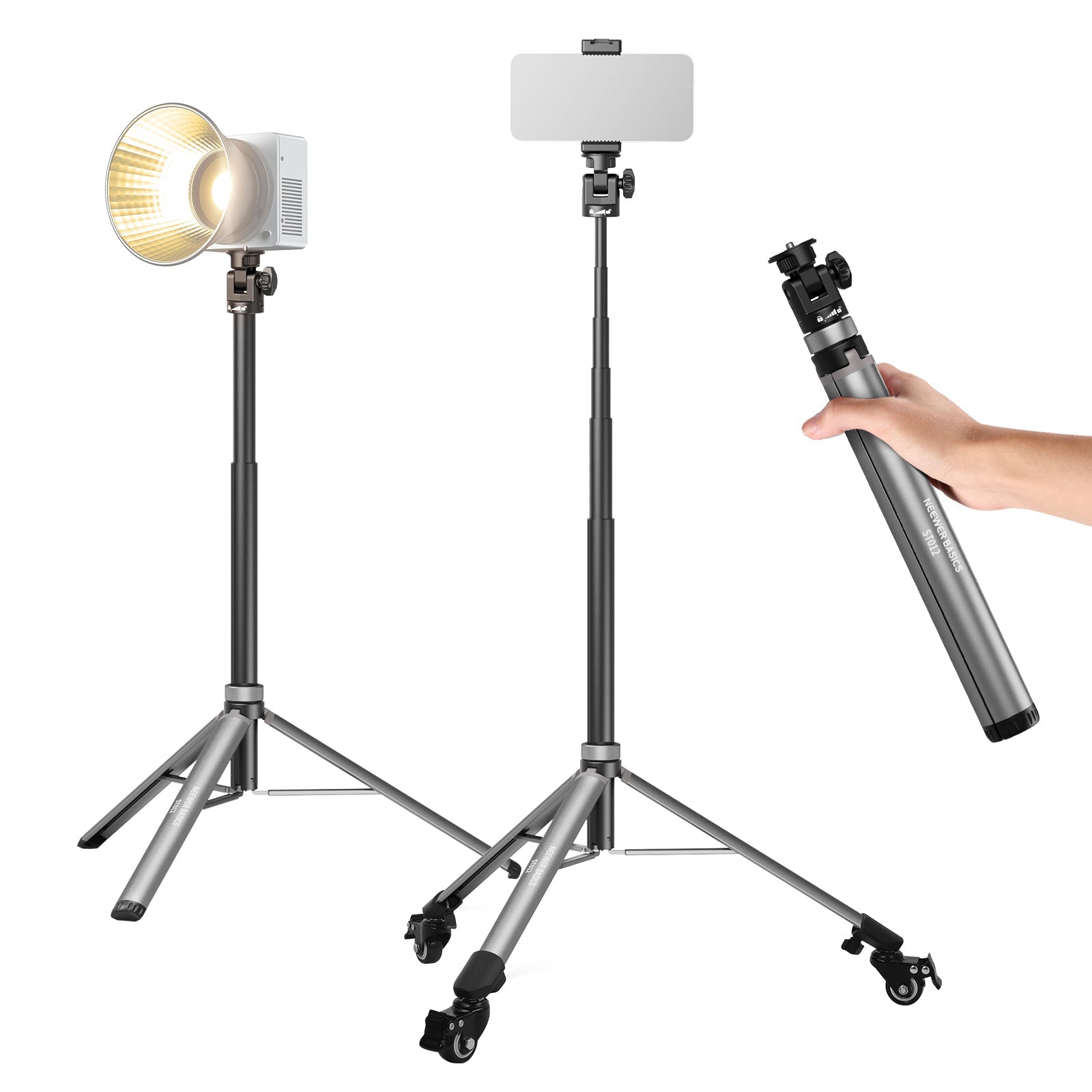 NEEWER ST012 Convertible Rolling Light Stand