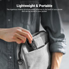 NEEWER DS031 Magnetic Phone Mount with Cold Shoe can be stored in the pocket easily.