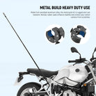 Made from anodized aluminum alloy, the motorcycle kit is rugged and rust resistant.