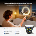 NEEWER N31 Desk Ring Light offers customizable lighting with timer function.