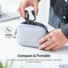 The cell phone holder mount attachment for tripod weighs 2.1 oz