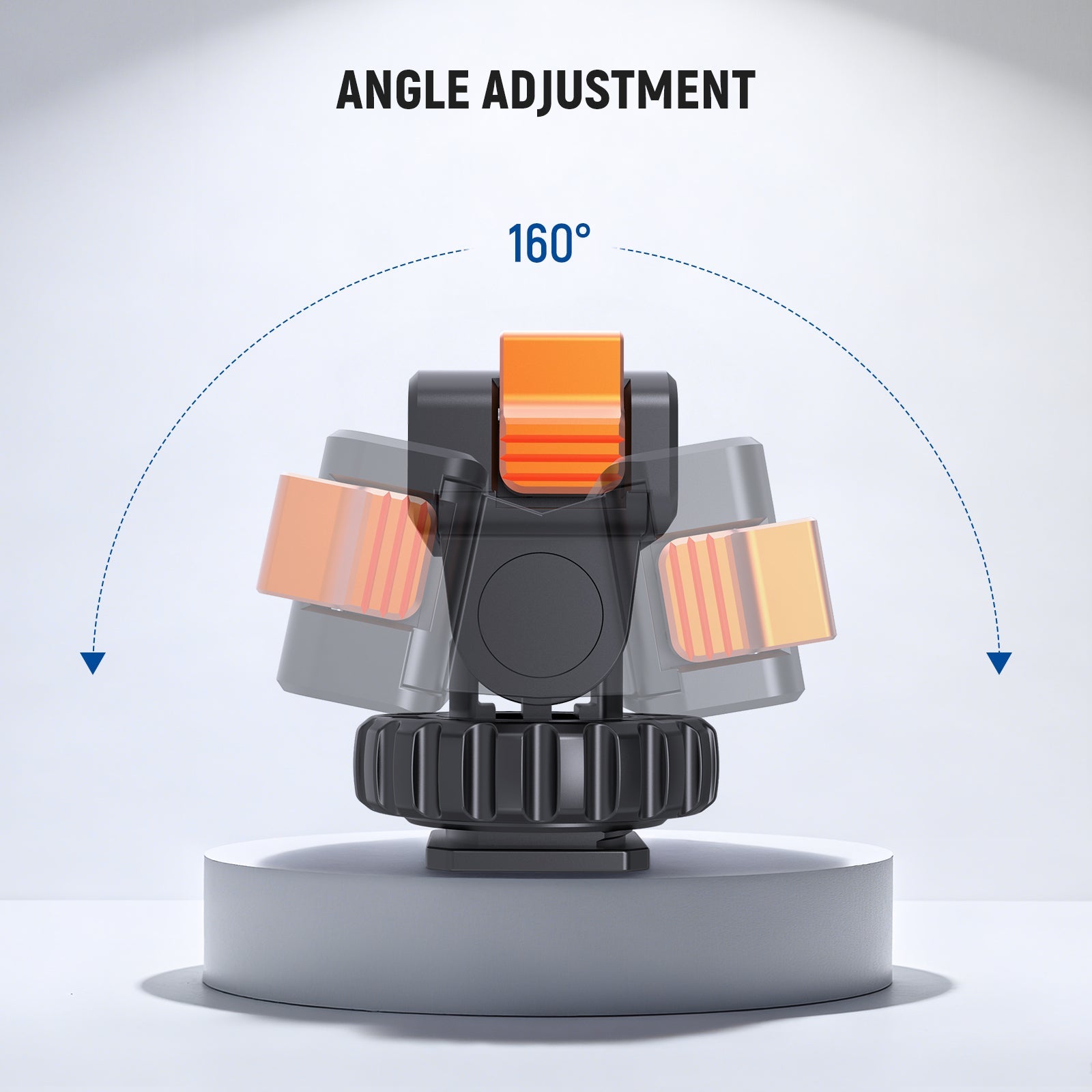 NEEWER AC037 Magnetic Mount Adapter supports 160° tilt for flexible angles.