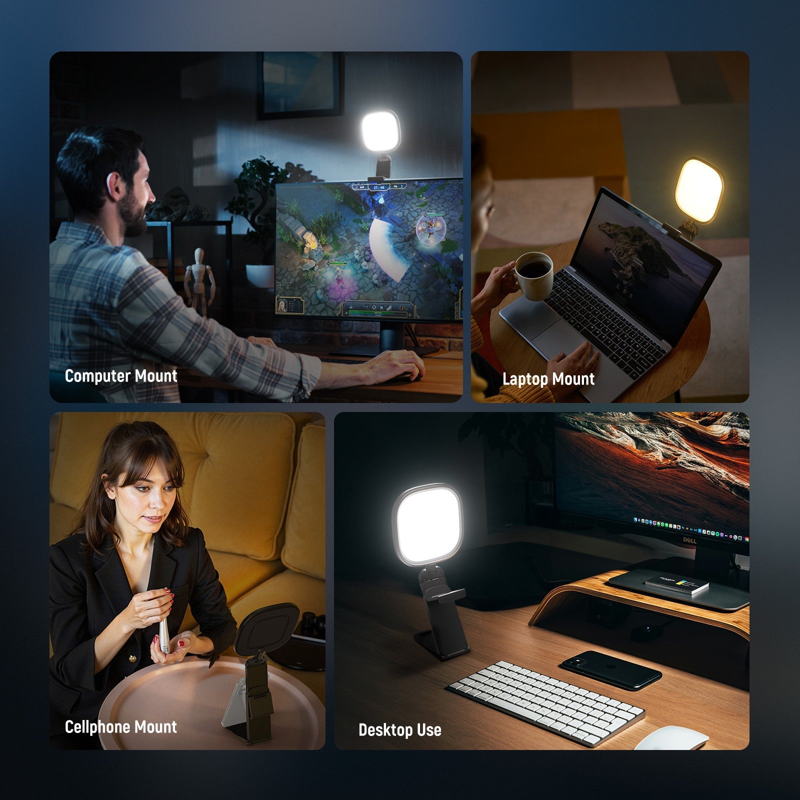 Scenarios for NEEWER NL10 5" Full Screen Light