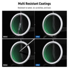 NEEWER 67mm Variable ND2-32 Filter features multi resistant coatings.
